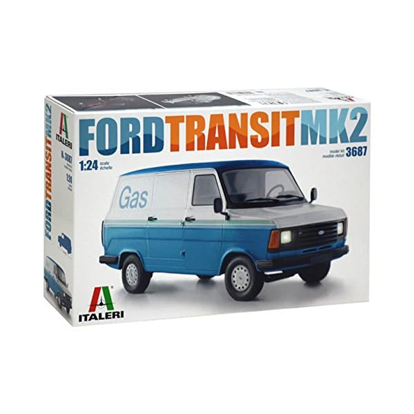Italeri 3687 Ford Klassische und Moderne Autos 1:24 Transit Mk. II