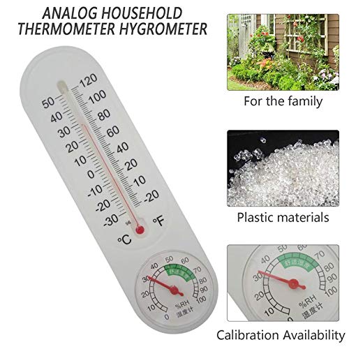 dianagold Analog Household Thermometer Hygrometer Wall-mounted Tester Measure Home - Thumbnail 2