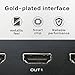HDMI Splitter, GRDE 1x2 4K Ultra HD 1080P HDMI Input Splitter 1 In 2 Out Amplifier Adapter for HDTV, PC, Xbo, PS4 and Nintendo Switch