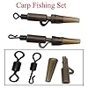 Shaddock-Fishing-90PCSBOX-Carp-Fishing-Set-Tail-Rubber-Lead-Clip-Rolling-Swivels-Quick-Change-Swivels-for-Carp-Fishing-Terminal-Tackle-Fishing-Accessories