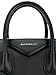 Givenchy Small Antigona Sugar Goatskin Leather Satchel (Black)