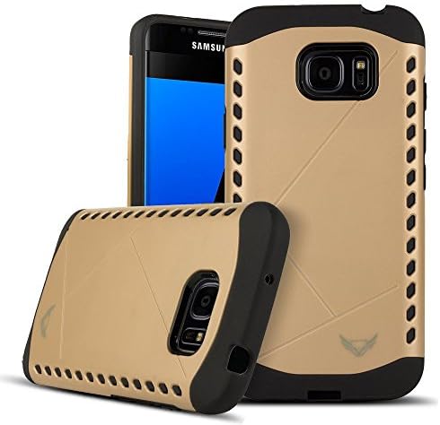 Galaxy S7 Active Case, VALKYRIE Runic Shield Case For Samsung Galaxy S7 Active GRIFFIN GOLD [Shock Absorbent] with Cushion [Dual Layer Design] (Fits Galaxy S7 Active Only)