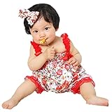 ANDI ROSE Baby Toddlers Baby Girl Infant Kid Newborn Floral Printed Ruffle Romper New