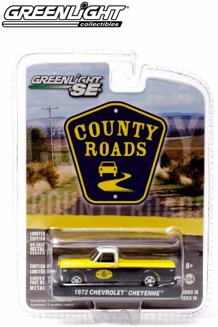 County Roads 1972 Chevrolet Cheyenne (Pennzoil) Series 10 2014 Greenlight 1:64 Scale Limited Edition Die-Cast Vehicle
