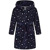 Tunoluker Boys Fleece Robe Sleepwear Hooded Plush Soft Bathrobe for Kids 2-16 Years