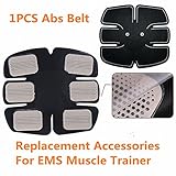 Abdominal toning belt for Men Women, Smarty Abs Stimulator, Abdominal Muscle Toner, EMS Abdominal Muscle Trainer Smart Body Building Fitness Abs For Abdomen/Arm/Leg Training (1pcs adb belt)