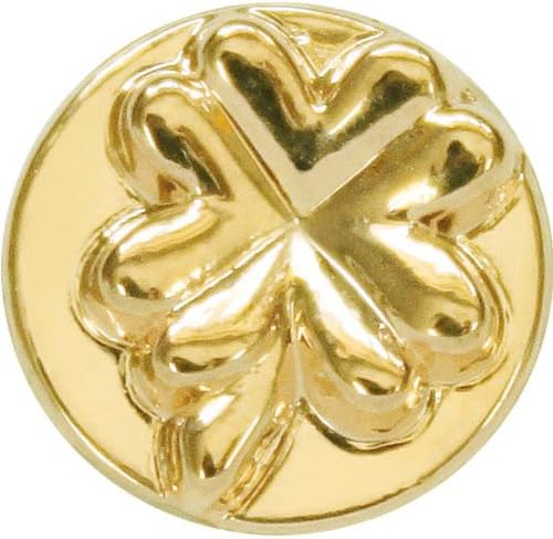 Amulet Home Button Sticker (Clover/Gold)