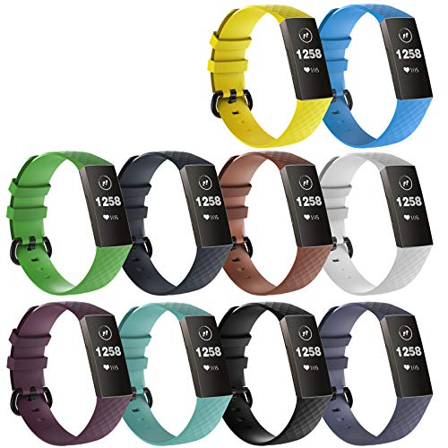 KingAcc [10 Pack] Waterproof Adjustable Bands Compatible with