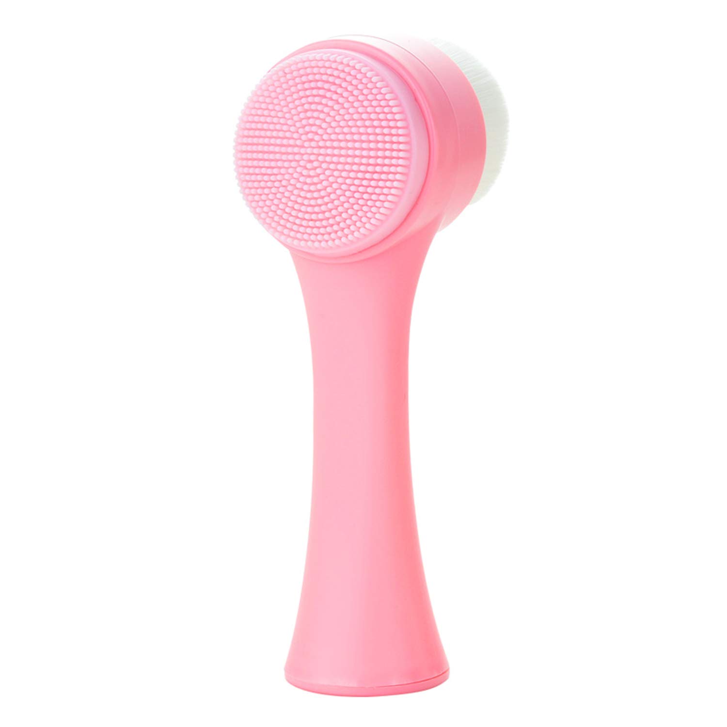 Double Sided Facial Brush Manual Face Cleansing Brush Silicone Brush: Beauty