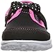 Skechers Kids Go Walk Bitty Bow Sneaker (Toddler/Little Kid), Black/Hot Pink, 12 M US Little Kid