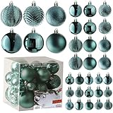 PREXTEX Christmas Tree Ornaments - Turquoise