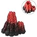 Volcano Aquarium Ornament, Aquarium Decor Fish Tank Decoration Artificial Fish Tank Landscape Replica Decoration Accessories Volcano Sculpture Kitthumb 1