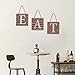 Eat Kitchen Wall Decor Sign,Metal Letters Plaque Country Rustic Farmhouse Pantry Art Decorations Theme Sets