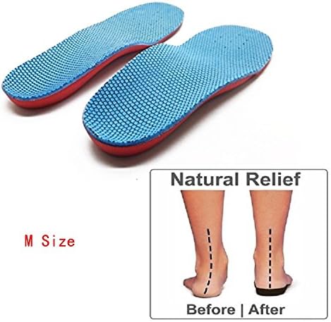 Orthotic Arch Support Flat Foot Flatfoot Correction Foot Pain Relief Shoe Ins...
