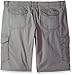 LEE Men's Big-Tall Extreme Motion Swope Cargo Short, Silver, 48