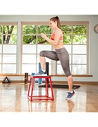Cajas de salto j fit pliométricas, individuales, de 12, 18, 24 pulgadas; y se ajusta hasta 30 pulgadas de alto