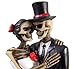 Forever Yours Skeleton Wedding Couple Bride and Groom Day of The Dead Figurine