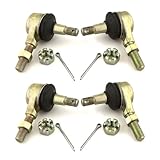 Caltric TWO SETS OF TIE ROD END KIT Fits YAMAHA GRIZZLY 700 YFM700 EPS 2007 2008 2009 2010 2011 2012 2013
