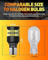 OXILAM Upgraded 912 921 LED Bulb Reverse