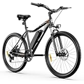 5TH WHEEL Discover Electric Bike for Adults, 750W Peak Motor 37KM/H Top Speed, 70KM Removable Battery, 7-Speed Mountain E-Bik