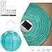 Allsop Home and Garden 31617 Soji Illume 14” LED Outdoor Solar Lantern, Handmade with Weather-Resistant UV Nylon, Marigold (1-Count)