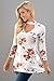 Shopglamla Mock Neck Long Sleeve V Neck Cut Choker Front Solid Top