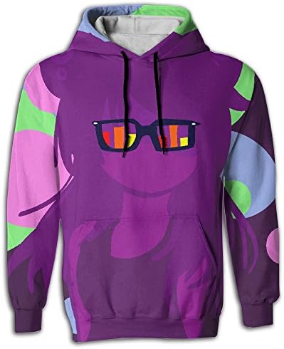 Ryskeco 3D Funny Aphmau Mens Hooded Sweatshirt With Drawstring Pocket Cozy Pullover Hoodies S