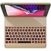 iPad Keyboard Case for iPad 2018 (6th Gen) - iPad 2017 (5th Gen) - iPad Pro 9.7 - iPad Air 2 & 1 - Thin & Light - 135° Folding - Wireless/BT - Backlit 7 Color - iPad Case with Keyboard (Gold)