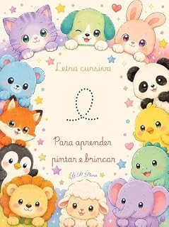 Livro Cursivo - Letra E para aprender e brincar: Livro de colorir (Letra cursiva 4)