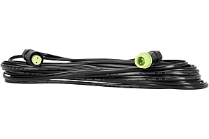 TIMBERA 10m/32ft Low Voltage Charging Cable for WORX Landroid Robotic Lawnmower – Flexible Extension Cable Compatible with Power Supply Adapters and Charging Stations, 10 Meter [32 Feet]