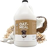 Bark2Basics Oatmeal Conditioner, Gallon - Natural Ingredients, Moisturizing, Hydrating, Crafted with Colloidal Oatmeal, Relieves Dry Itchy Irritated Skin, Coconut Fragrance