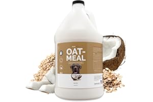 Bark2Basics Oatmeal Conditioner, Gallon - Natural Ingredients, Moisturizing, Hydrating, Crafted with Colloidal Oatmeal, Relieves Dry Itchy Irritated Skin, Coconut Fragrance