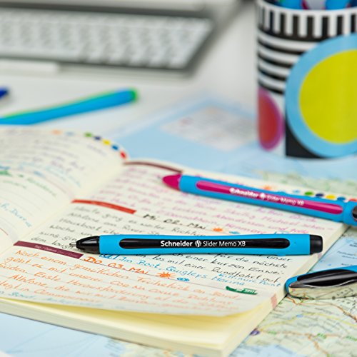 "Schneider Slider Memo XB Pen, Blue" - Image 9
