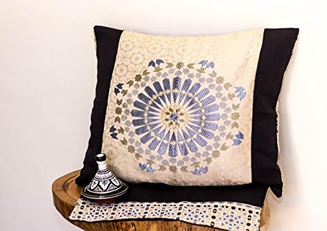 Moroccan Berber Grey and White Cushion Cover (55 x 65cm)
