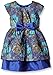 PIPPA & JULIE Girls' Brocade Bow Bodice Dress