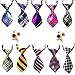 Lebbeen 10pcs/Pack,Cute Handsome Adjustable Pet Teddy Cat Dog Bow Ties Necktie