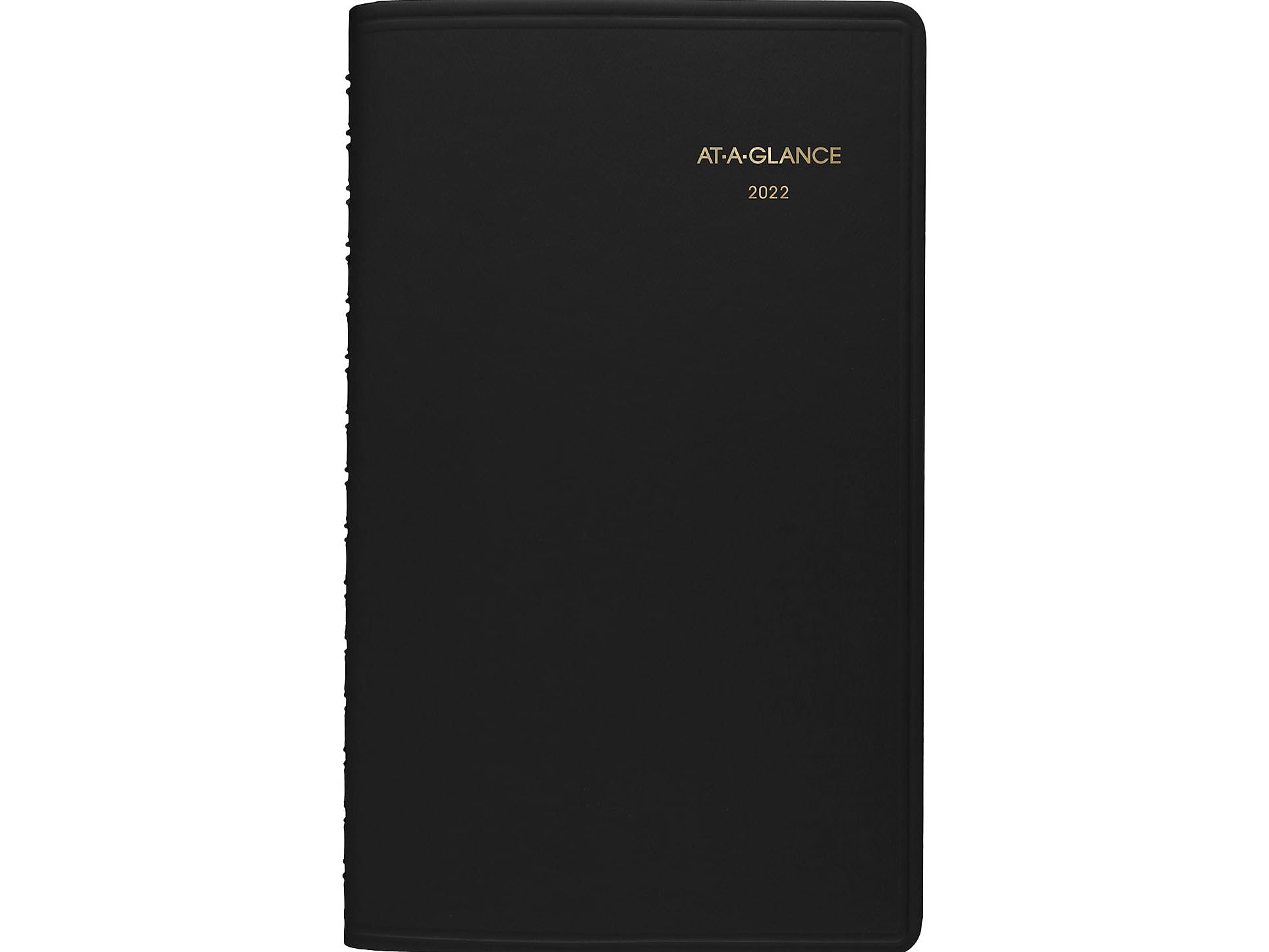 2022 Weekly Appointment Book & Planner by AT-A-GLANCE, 5" x 8", Small, 12 Months, Black (7007505)