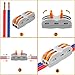 UOHGDPY 2 Conductor Parallel Wire Connector,Lever Wire Connector,Compact Wire Connector,Junction Box Classified Conductor Connector (SPL-2,20PCS)