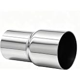 Universal 1.75'' OD to 2'' ID Exhaust Pipe Adapter Connector Reducer 304 Stainless Steel 1.75 Inch to 2.0 Inch 1 3/4&rdquo; OD to 2&rdquo; ID kit
