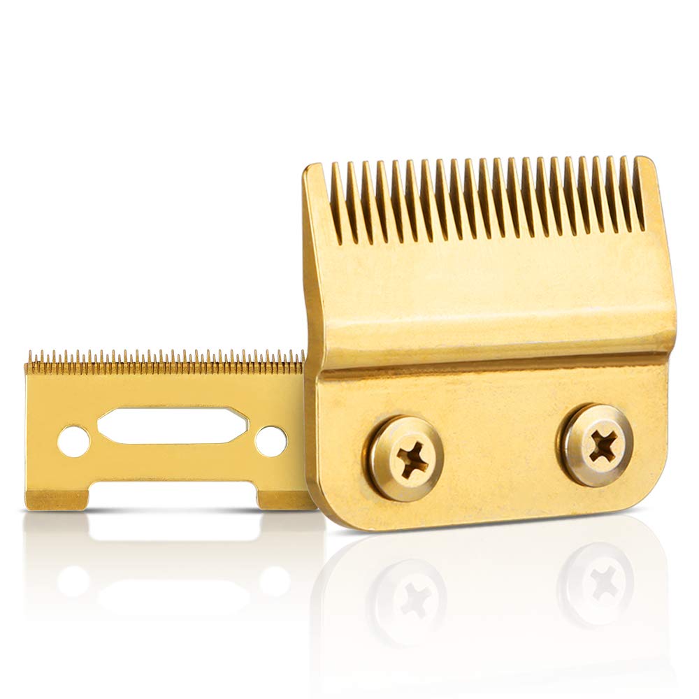 Professional Stagger-Tooth Trimmer Clipper Replacement Blades 2-Hole #2161 -Compatible with 5 Star Senior Cordless Wahl Magic Clip (Black): Beauty