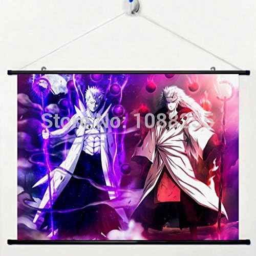 Cartoon world Home Decor Wall poster Scroll Naruto SHIPPUDEN Uzumaki Uchiha Obito Madara