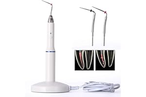 FUNWILL Dental Obturation Pen with Charging Base, Gutta Percha Obturation System Endo Heated Pen with 2 Tips, 110V, US Plug