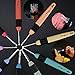 Yarn Mania Light Up Crochet Hooks | Lighted Crochet Hooks Set w/Crochet Case & 9 Ergonomic Crochet Hooks (Sizes 2.5mm-6.5mm) (Red)
