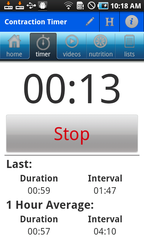 iBirth Pregnancy App (Contraction Timer & Labor Position Videos) - Thumbnail 3