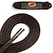 OrthoStep Waxed Very Thin Dress Round Brown 30 inch Shoelaces 1 Pair Pack