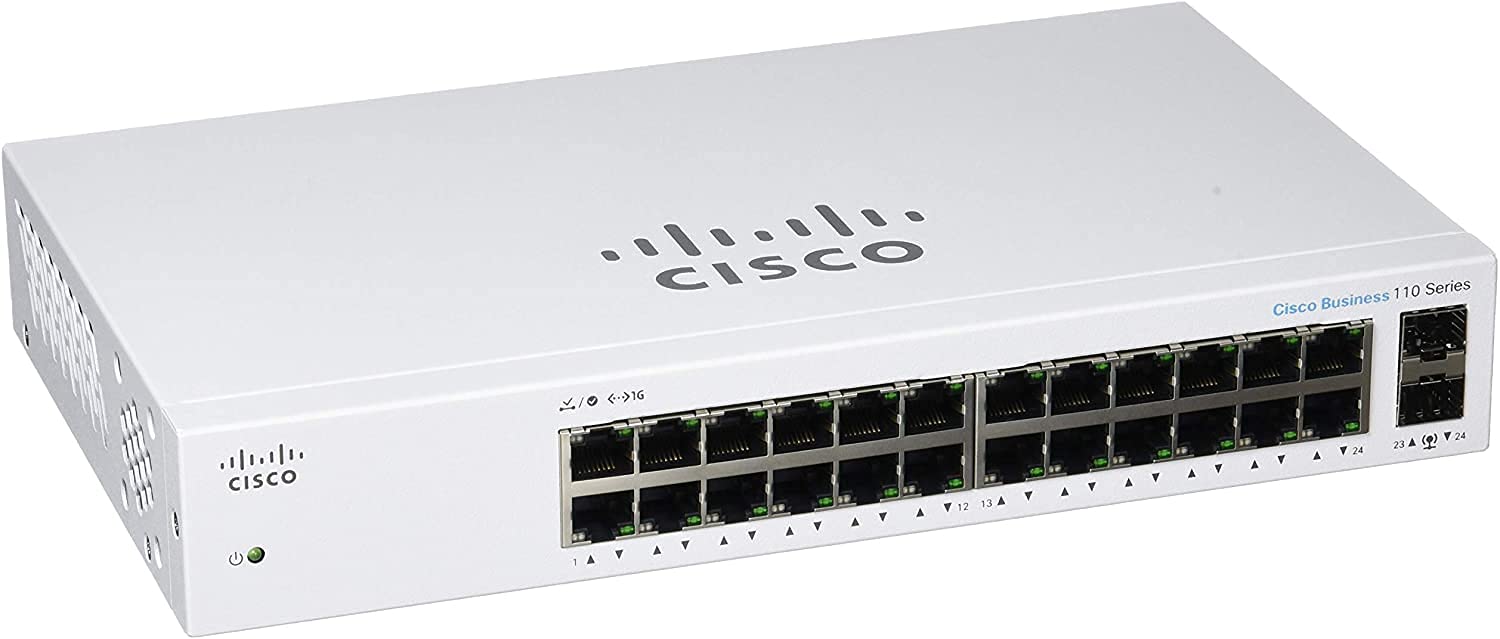 Cisco Business CBS110-24T 24-Port Unmanaged Gigabit