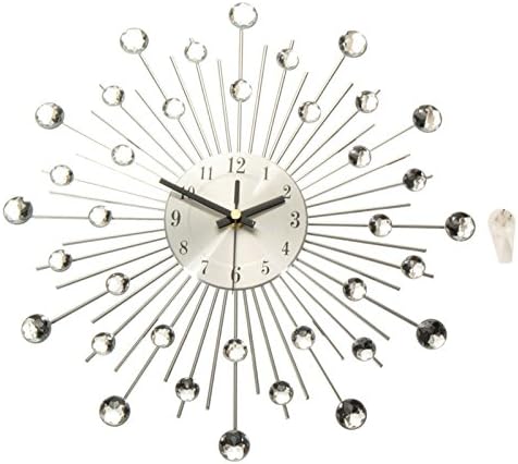 CHXDD handmade large retro Iron Roman wall clock 3D DIY metal wall clock #17