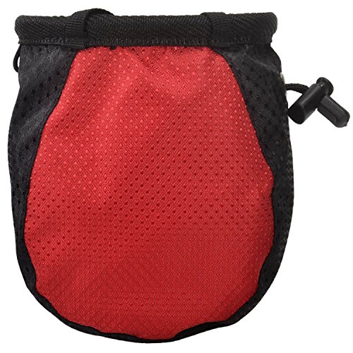 AMC(TM Climbing Panda Compact Chalk Bag with Belt, 337_Red - Thumbnail 4