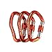 TOUNTO 3 Pack Heavy Duty Locking Carabiners, 3.22