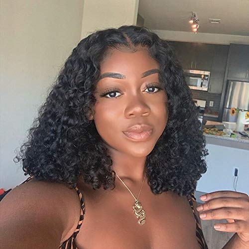 VSHOW-Lace-Front-Wigs-Human-Hair-Short-Curly-Bob-Deep-Wave-150-Density-Human-Hair-Wigs-for-Black-Women-Pre-Plucked-with-Baby-Hair-13x4-Swiss-Lace-Size-Jet-Black-Color-14